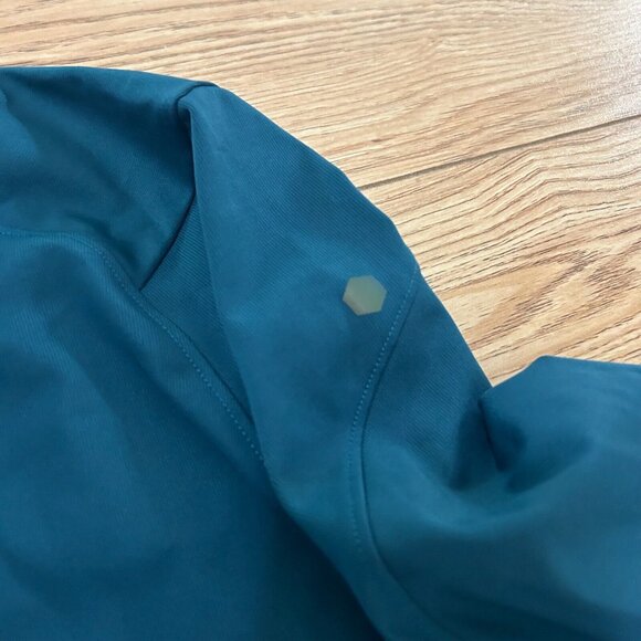 Under Armour Rush Pullover Mens Large Green Mock Long Sleeve Turtle Neck - Picture 4 of 6